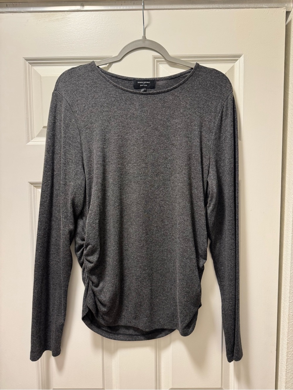 Banana Republic Soft Luxe Shirred-Waist Top Size XL